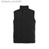 Mens Tracksuits Mens Vest Designer Gilet Jacket Luxury Down Woman Vest Feather Filled Material Coat Graphite Grey Black and White Blue Pop Par Coat Size SXXL L2309