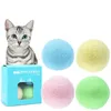 Wool Felt Ball Toys For Cats Kittens Colorful Eco-Friendly Cat Teaser Bell Balls260U