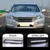 1 Pair DRL 2011 2012 2013 Daytime Running Lights fog lamp cover headlight 12V Daylight car-styling For Honda Crosstour2946