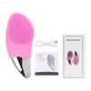 Elektriska ansiktsskrubber Mini Electric Face Cleanser Silikon Face Cleansing Brush Electric Face Cleanser Skin Deep Washing Massage Brush Skin Care L230920