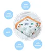 Filtar Swaddling Baby Bath Handduk 100 Bomullsfilt 6 lager Född badrock GASE WASHCLOTH BARN ROBE SOFA NAP 230915