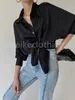 fall 2023 fashion trends women business custom casual Oversized Button Up Collared Shirt