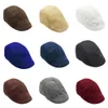 Berets Beret Caps Ao Ar Livre Sol Respirável Osso Brim Chapéus Mulheres Mens Casual Flat Cap Chapéu Verão Viseira Unisex Sunhat 230915