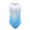 Stage Wear Diamond Adulte Ballet Justaucorps Sans Manches Brillant Gymnastique Justaucorps Une Pièce Danse Body Costume Sportswear