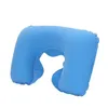 Seat Cushions Inflatable Neck Pillow Soft Car Portable U-Shaped Head Rest Pillows For Airplane Travel Office Drop Delivery Mobiles M Dhv8J