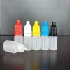 Tom oljeflaskor plastdropparflaskor för ögondroppar 3 ml 5 ml 10 ml 15 ml 20 ml 30 ml 50 ml 100 ml med manipulation av tamlika eyewash E Liquid EJVP