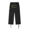 Herren-Cargohose, Herren-Designer-Cargohose, Sweatpant-Hose, Arbeitshose, High Street, Hip-Hop, lässig, mit mehreren Taschen, übergroße, lockere, gerade Overalls, Jogger A140