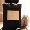 Klassisk stil kudde 50x30 cm parfym flaskform kudde svart vit kudde mode kudde266y