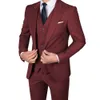 Mäns kostymer blazrar 2023 mode teal män 3 st brudgum bär bröllop formell tuxedo party man blazer kostym homme smal fit terno 230915