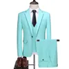 Costumes pour hommes Blazers mode classique grande taille costume trois pièces chanteur scène Performance vêtements hébergé tenue fête Banqu216S