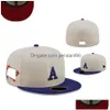 Mens Beisebol Fl Fechado Caps Verão Royal Azul Letra Osso Homens Mulheres Cor Preta Todas as 32 Equipes Casual Esporte Flat Chapéus Série Dhsik