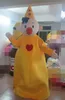 Yellow Hat Boy Cartoon Mascot Costume Adult Size Halloween Christmas Carval Party Mascot för att öppna Welcome Gift Anpassad