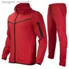 Survêtements pour hommes Survêtement pour hommes Tech Set Designer Womans Survêtement Europe American Basketball Football Rugby Twopiece avec veste à capuche à manches longues pour femmes