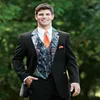 New Camouflage Tuxedos Unique One Button Camo Mens Wedding Suits Notched Lapel Groom Wear Prom Suits For Men Jacket Pants Vest T245A