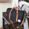 Designer de saco de viagem das mulheres dos homens de alta qualidade lona bolsa ombro das mulheres senhoras fim de semana portátil duffel bagagem bags326a