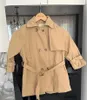 Coat Spring Autumn Raincoats Kids Baby Fashion Khaki Long England Style Tops Windbreaker Infant Trench Coats 1-10Y