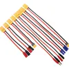 XT90H Male XT90 med mantel till 4mm bananpluggens laddningskabel 12Awg 150mm för RC LIPO -batteri