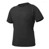 Mäns T-skjortor Kort ärm T-shirt Summer Tactical Military Shirt Outdoor Sports Snabbtork