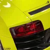 Super gloss cristal limão amarelo vinil envoltório auto adesivo filme adesivo amarelo brilhante carro embrulho folha rolo ar channel296i