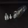 Kolorowe plastikowe butelki oleju z kryształową pokrywką 3 ml 5 ml 10 ml 15 ml 20 ml 30 ml 50 ml 100 ml plastikowa plastikowa butelka igła