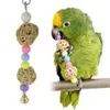 Jouets pour perroquets arc-en-ciel, perruche, jouet à mâcher, balançoire pour oiseaux, cloche, Cage pivotante, échelle suspendue pour perruches, fournitures pour animaux de compagnie 233I