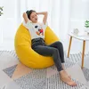 Nesloth Lazy Bean -bag Cover Cover Cover بدون حشو مخملي مقعد Bean Bag Pouf Puff Tatami غرفة المعيشة 70x80 سم جديدة T303Z