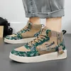 Klänningskor hiphop plaforform skor män avslappnade sneakers hög topp graffit bekväma stövlar för män som går löparskor trend student sneakers 230915