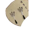 Boucles d'oreilles pendantes XIALUOKE Style chinois calligraphie peinture papillon pour les femmes mode personnalité goutte bijoux de fête