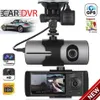 Cámara GPS de doble lente HD para coche DVR Dash Cam grabadora de vídeo Sensor G visión nocturna 295v