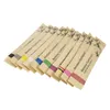 Toothbrush 20Pcs Children's Colorful Natural Bamboo Tooth Brush Set Soft Bristle Charcoal Teeth Eco Toothbrushes Dental O 230915