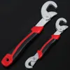 ZK50 Drop Ship Universal Wrench Adjustable Grip Multi-Function 2pcs Wrench 9-32mm Ratchet Spanner Hand Tools Stock in US239H