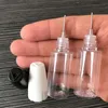 Novas garrafas plásticas do conta-gotas de 10ml com pontas de metal garrafa vazia da agulha e-líquido recipiente plástico do animal de estimação para o suco do vapor e cnkoe