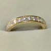 Anéis de dedo femininos simples para festa de casamento, deslumbrante zircão cúbico, proposta de presente de aniversário, joias clássicas atemporais, joias da moda, anéis, proposta de zircão cúbico