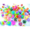 Pierścienie języka Składa 100pcs/partia Spike Koosh Ball Wymienna część Korpus Korpus Kreping Jewelry 14GX6mm do Pierścienia Dostawa Dhgarden Dhnhg