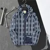 Çok Stil Klasik Ekose Erkek Kapşonlu Ceket Tasarımcı Ceket Erkek Moda Günlük Rüzgar Yasağı İlkbahar Yaz Palto Boyutu M-XXXL