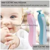 Autres outils électriques Ciseaux électriques pour bébés, soins pour bébés, coupe-ongles sûr pour enfants, tondeuse à nouveau-né, manucure, livraison directe H Dhzr8