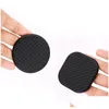 Anti-Slip Mats Black Car Water Cushion Creative Anti-Skid Pad Mti- Functional Cup Mat Groove Simple Circar Square Decor Drop Deliver Dhqba