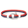 Charm Armbänder NIUYITID Edelstahl Schnalle Männer Armband Mode Paracord Seil Navy Stil Männliche Braclet Schmuck Hohe Qualität