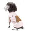 Fashion Pet T Shirt Vest Clothes Pure Cotton Sweatshirts Dog Apparel Teddy Bulldog Poodle Puppy Clothing292f
