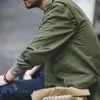 Jaquetas masculinas Maden M65 Jaquetas para homens Exército Verde Oversize Denim Jaqueta Militar Vintage Casual Windbreaker Casaco Sólido Roupas Retro Solto 230915