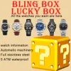 top bling box montres pour hommes Lucky box lady montres Poche aléatoire Surprise Blind Box Lucky Bag Gift Pack montre de luxe automatique wa302t