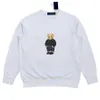 Весь 2021SS одинаковый свитер с круглым вырезом, осенне-зимняя одежда, рубашка с принтом, футболка с медведем, милая рубашка с длинными рукавами, размер США 261J