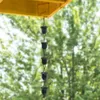 Decoraciones de jardín Cadena de lluvia Decorativo Estilo de reemplazo japonés Creativo Al aire libre Aleación de aluminio Canalón Tazas de loto