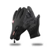 Luvas de motocicleta inverno moto luva motorista de carro guantes luvas de toque quente preto-30 equitação acessórios286o