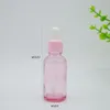 Glas-Tropfflaschen, Pulverring, weiße Probe, Essenzölflasche, Kosmetik, geteilt, leer, fein, für Reisen, tragbar, 5 ml, 10 ml, 20 ml, 30 ml, 50 ml, 100 Reti