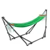 Portable Folding Steel Pipe Sleeping Swing Hammock Stand Bag Kit Set Garden Outdoor Hunting Camping Furniture 250KG250E