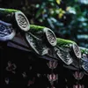 Décorations de jardin Chaîne de drainage en métal Chaînes d'accessoires Gouttière Carillons éoliens Grande tasse Décor de descente d'hiver