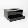 Newclassic Acrylic Makeup Box Cosmetic Makeup Tissue Box Jewelry Storage Tray Tissue Box For Wedding Gift304C