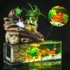 rium aquarium kunstmatige landschap rotstuin fontein met bal ornamenten woonkamer desktop lucky thuis bar decoratie Y20092668