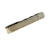 M-01 Luxury Designer Tie Clip Titanium Steel Metal Fashion Jewelry for Men with Box2306